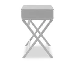 Kari White Lift-Top Campaign Desk -Happy Home Area 810543181 4