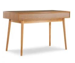 Nate Ash & White 2-Drawer Writing Desk -Happy Home Area 810543187 A2 3