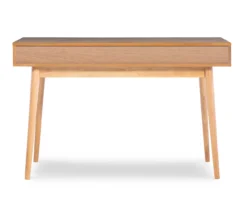 Nate Ash & White 2-Drawer Writing Desk -Happy Home Area 810543187 A2 4