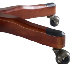 Austin Brown Linen Cow Print Office Chair -Happy Home Area 810543224 A8 6