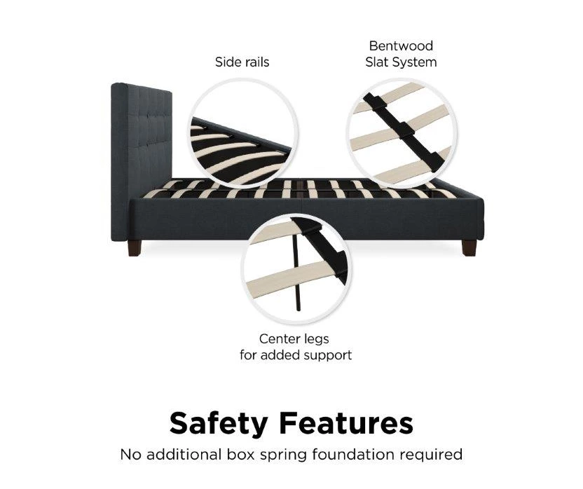 Atwater Living DHP Ryder Linen Upholstered Bed 18 Atwater Living DHP Ryder Linen Upholstered Bed - Image 18