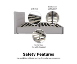 Atwater Living DHP Ryder Linen Upholstered Bed With Storage 38 Atwater Living DHP Ryder Linen Upholstered Bed With Storage -Happy Home Area 810543649 2