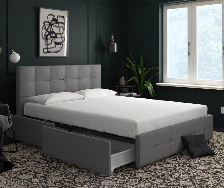 Atwater Living DHP Ryder Linen Upholstered Bed With Storage 16 Atwater Living DHP Ryder Linen Upholstered Bed With Storage - Image 16