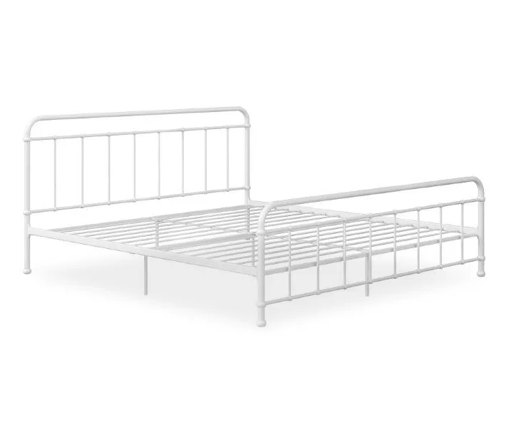 Brooklyn White Iron Full Bed 3 Brooklyn White Iron Full Bed - Image 3