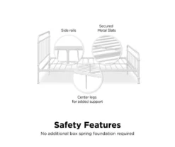 Brooklyn White Iron Full Bed 10 Brooklyn White Iron Full Bed -Happy Home Area 810543698 5