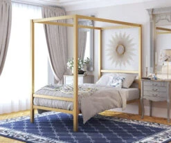 DHP Cara Metal Canopy Bed -Happy Home Area 810543729 6