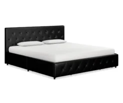 DHP Dana Faux Leather Upholstered Bed With Storage -Happy Home Area 810543731 6