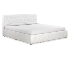 DHP Dana Faux Leather Upholstered Bed With Storage -Happy Home Area 810543732 1