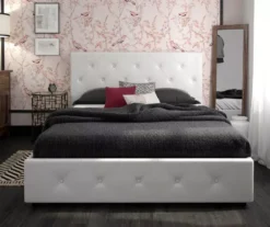 DHP Dana Faux Leather Upholstered Bed With Storage -Happy Home Area 810543734 3