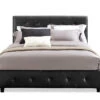 DHP Dana Faux Leather Upholstered Queen Bed
