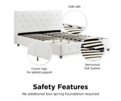 DHP Dana Faux Leather Upholstered Queen Bed -Happy Home Area 810543736 2