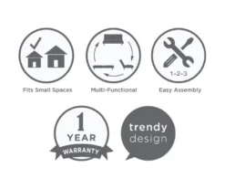 Atwater Living DHP Francis Mid-Century Daybed 31 Atwater Living DHP Francis Mid-Century Daybed -Happy Home Area 810543742 2