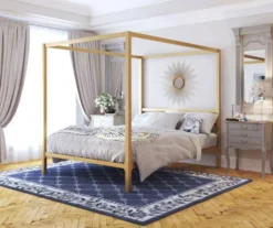 DHP Cara Metal Canopy Bed -Happy Home Area 810543768 6