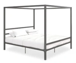 DHP Cara Metal Canopy Bed -Happy Home Area 810543771 4