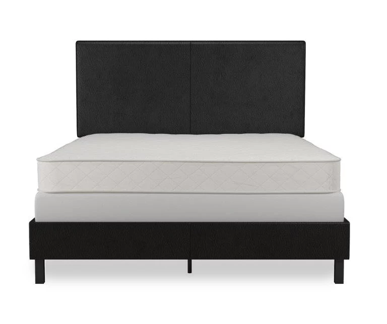 Atwater Living DHP Jazmine Black Faux Leather Upholstered Bed 18 Atwater Living DHP Jazmine Black Faux Leather Upholstered Bed - Image 18