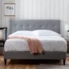 Brookside Cara Square Tufted Platform Bed