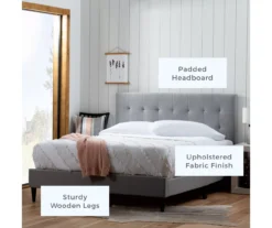 Brookside Cara Square Tufted Platform Bed -Happy Home Area 810547644 810547649 810547659 810547654 2