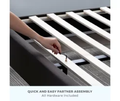 Brookside Amelia Triple Lined Bed 27 Brookside Amelia Triple Lined Bed -Happy Home Area 810547663 810547591 810547598 810547601 5