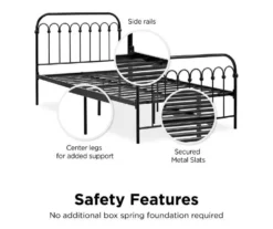 Novogratz Bright Pop Metal Bed -Happy Home Area 810548772 4