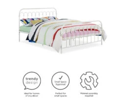 Novogratz Bright Pop Metal Bed -Happy Home Area 810548773 1