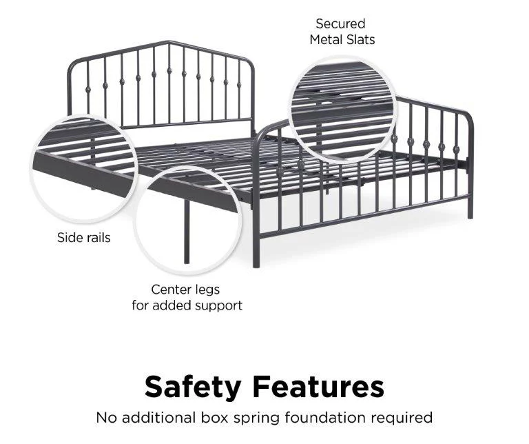 Navogratz Bushwick Metal Bed 8 Navogratz Bushwick Metal Bed - Image 8