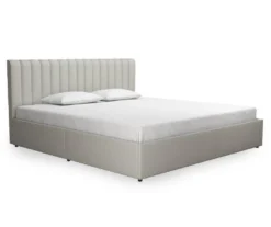 Brittany Gray Upholstered King Storage Bed 9 Brittany Gray Upholstered King Storage Bed -Happy Home Area 810548782 4