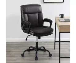 Real Living Faux Leather Office Chair 16 Real Living Faux Leather Office Chair -Happy Home Area 810559968