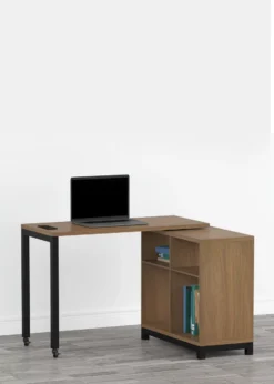 Seven Hills Acorn Metal & Melamine 4-Cube Pivot Desk With USB Charging 9 Seven Hills Acorn Metal & Melamine 4-Cube Pivot Desk With USB Charging -Happy Home Area 810561090 11