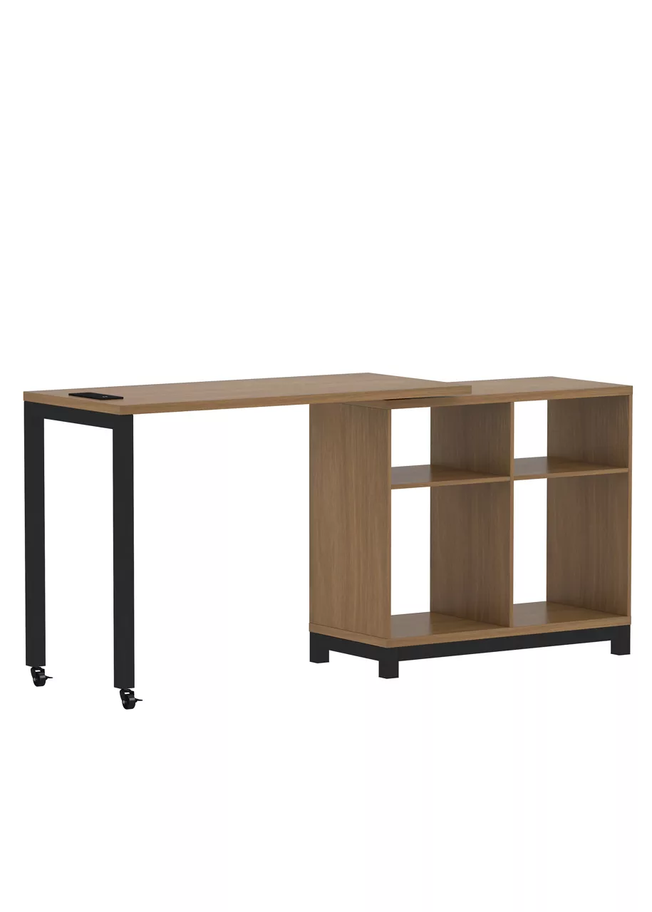 Seven Hills Acorn Metal & Melamine 4-Cube Pivot Desk With USB Charging 5 Seven Hills Acorn Metal & Melamine 4-Cube Pivot Desk With USB Charging - Image 5