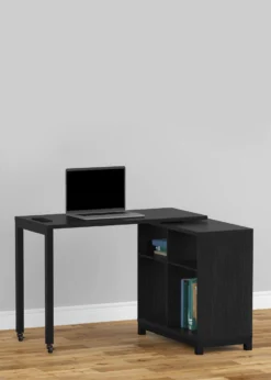 Real Living Seven Hills Metal & Melamine 4-Cube Pivot Desk With USB Charging -Happy Home Area 810561092 11