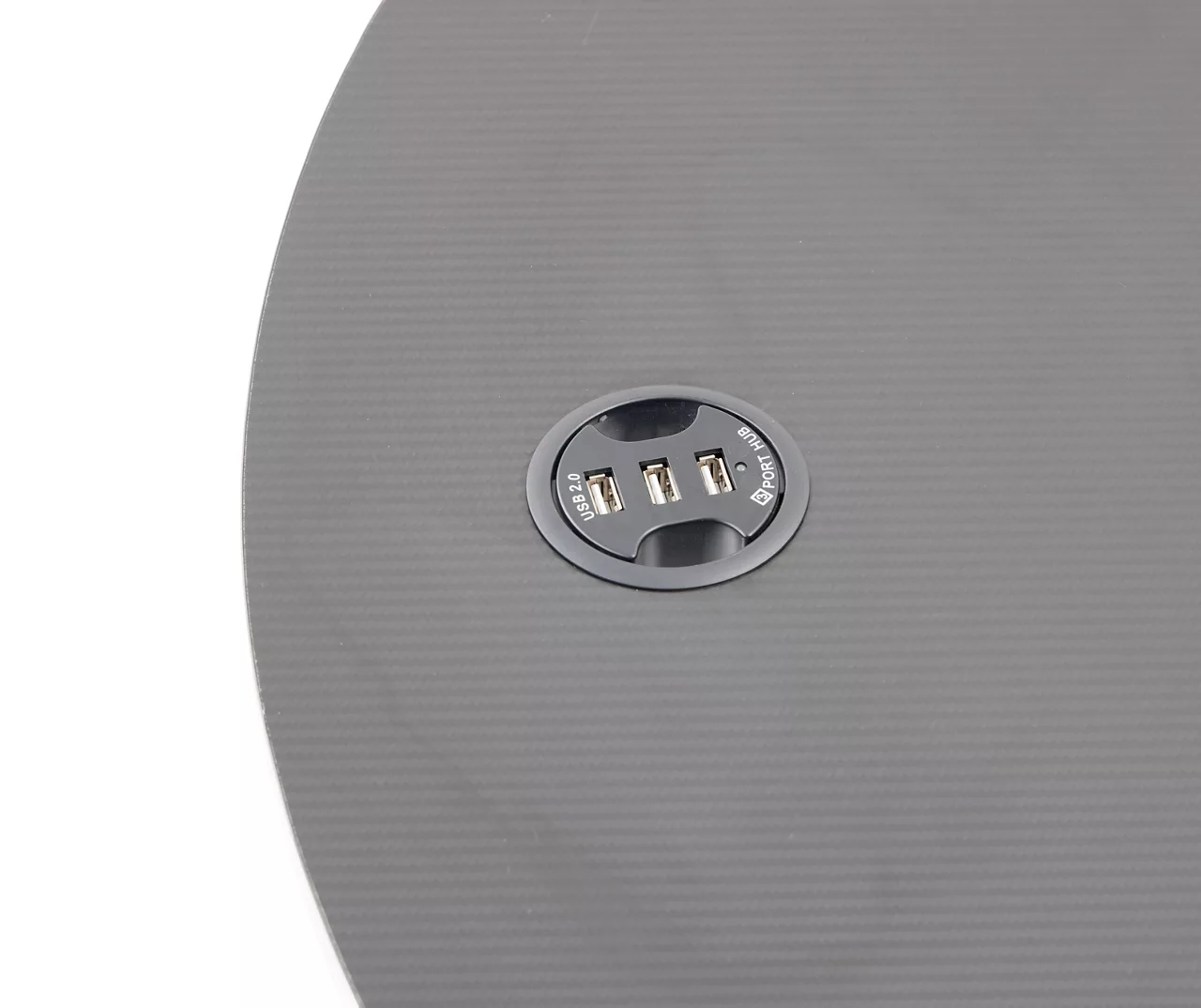 Black L-Shaped LED Gaming Desk With USB Charging 4 Black L-Shaped LED Gaming Desk With USB Charging - Image 4