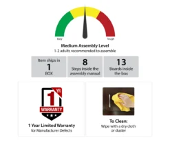 CosmoLiving Westerleigh Lift Top Desk -Happy Home Area 810589032 2