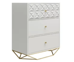 Blair White 3-Drawer Dresser -Happy Home Area 810589237 4