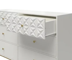 Blair White 6-Drawer Dresser -Happy Home Area 810589238 1