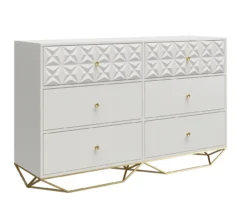 Blair White 6-Drawer Dresser -Happy Home Area 810589238 4