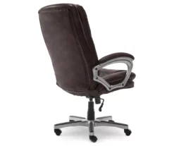 Benton Brown Big & Tall Faux Leather Executive Office Chair -Happy Home Area 810590314 4