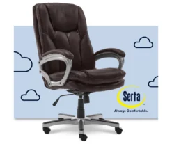 Benton Brown Big & Tall Faux Leather Executive Office Chair -Happy Home Area 810590314 6