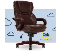 Serta Conway Big & Tall Bonded Leather Office Chair -Happy Home Area 810590315 1 1