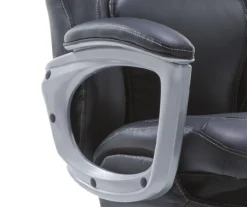 Delvin Black Bonded Leather Office Chair -Happy Home Area 810590317 A0 7