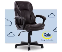 Mitchell Roasted Chestnut Vegan Leather Office Chair -Happy Home Area 810590318 1