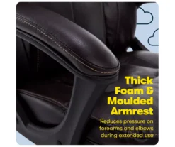 Mitchell Roasted Chestnut Vegan Leather Office Chair -Happy Home Area 810590318 11