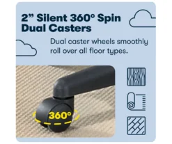 Mitchell Roasted Chestnut Vegan Leather Office Chair -Happy Home Area 810590318 13