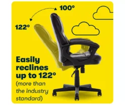 Mitchell Roasted Chestnut Vegan Leather Office Chair -Happy Home Area 810590318 8