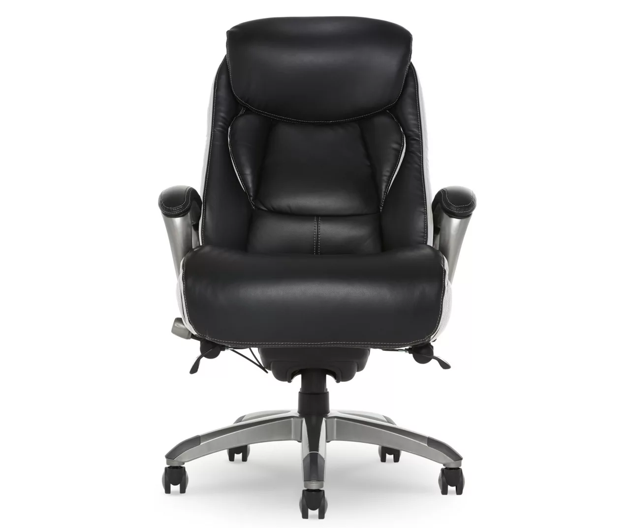 Lautner Black Executive Bonded Leather Office Chair 1 Lautner Black Executive Bonded Leather Office Chair