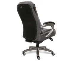 Baxter Black Big & Tall Bonded Leather Office Chair -Happy Home Area 810590377 5