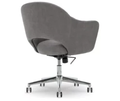 Valetta Gray Microfiber Office Chair -Happy Home Area 810590379 5