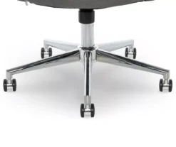 Valetta Gray Microfiber Office Chair -Happy Home Area 810590379 6