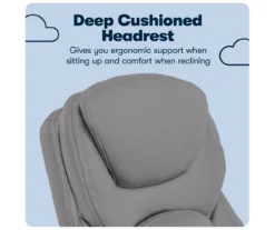 Claremont Gray Bonded Leather Office Chair -Happy Home Area 810590392 10