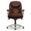 Claremont Chestnut Brown Bonded Leather Office Chair