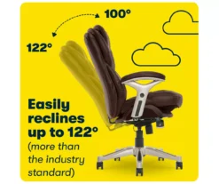 Claremont Chestnut Brown Bonded Leather Office Chair -Happy Home Area 810590393 8